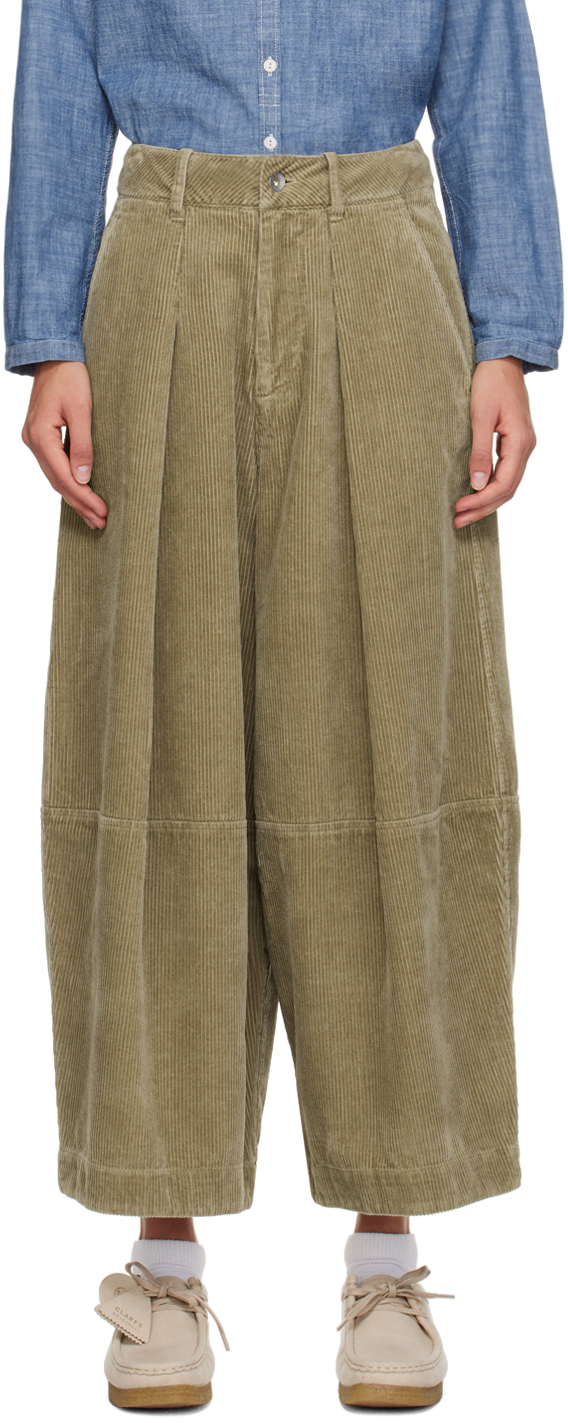 Ymc You Must Create Khaki Deadbeat Trousers In 30-olive