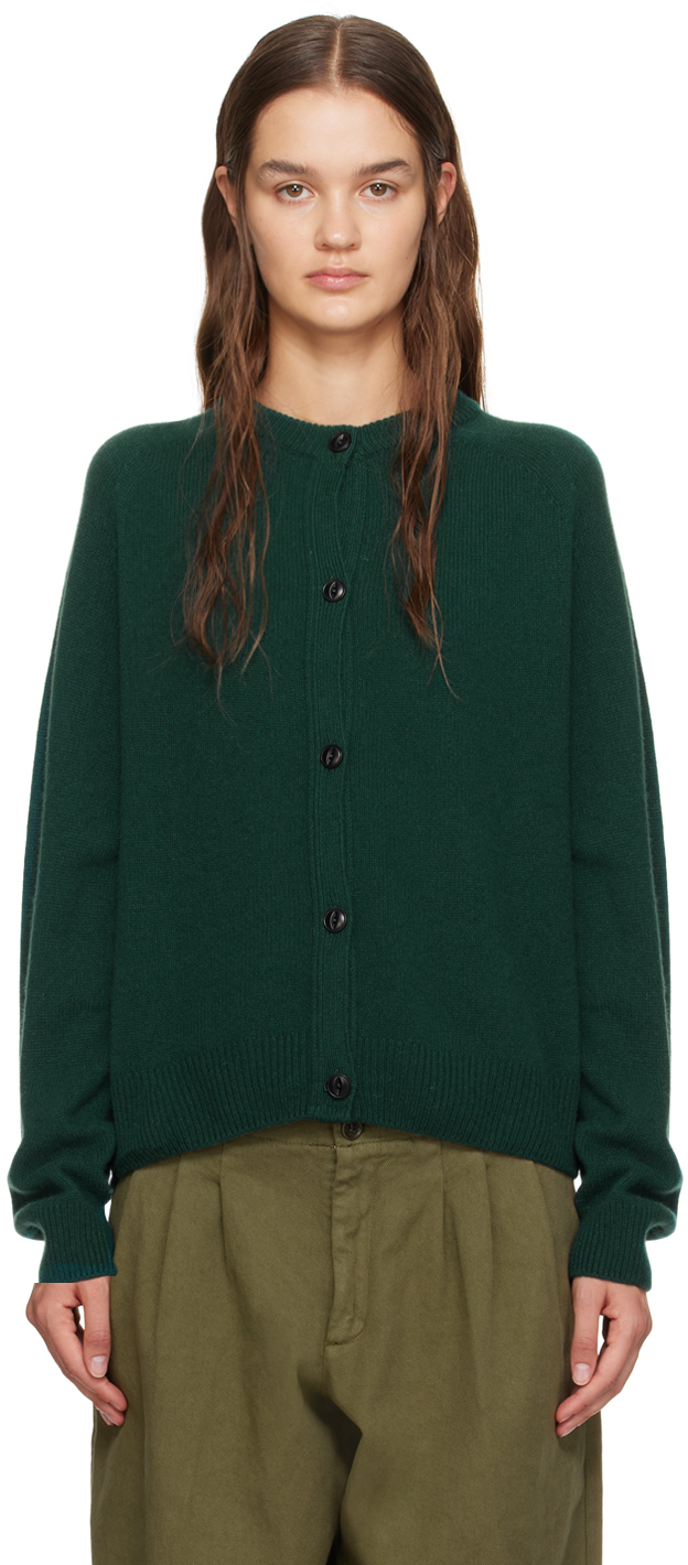 Green Atomic Cardigan by YMC on Sale