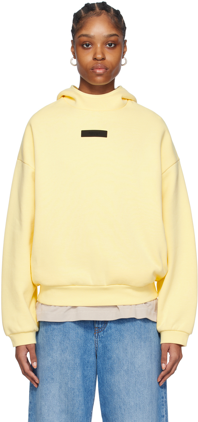 Fear of God ESSENTIALS: Yellow Pullover Hoodie