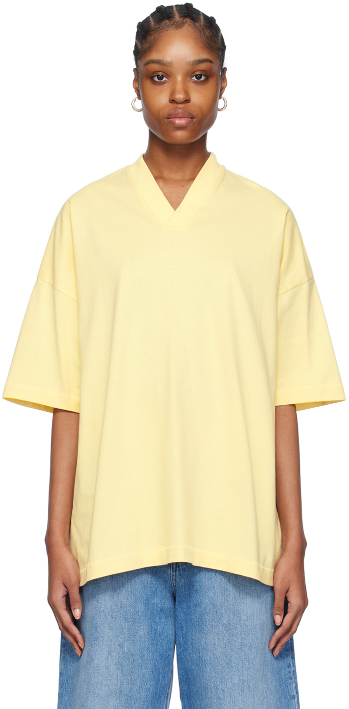 Yellow V-Neck T-Shirt