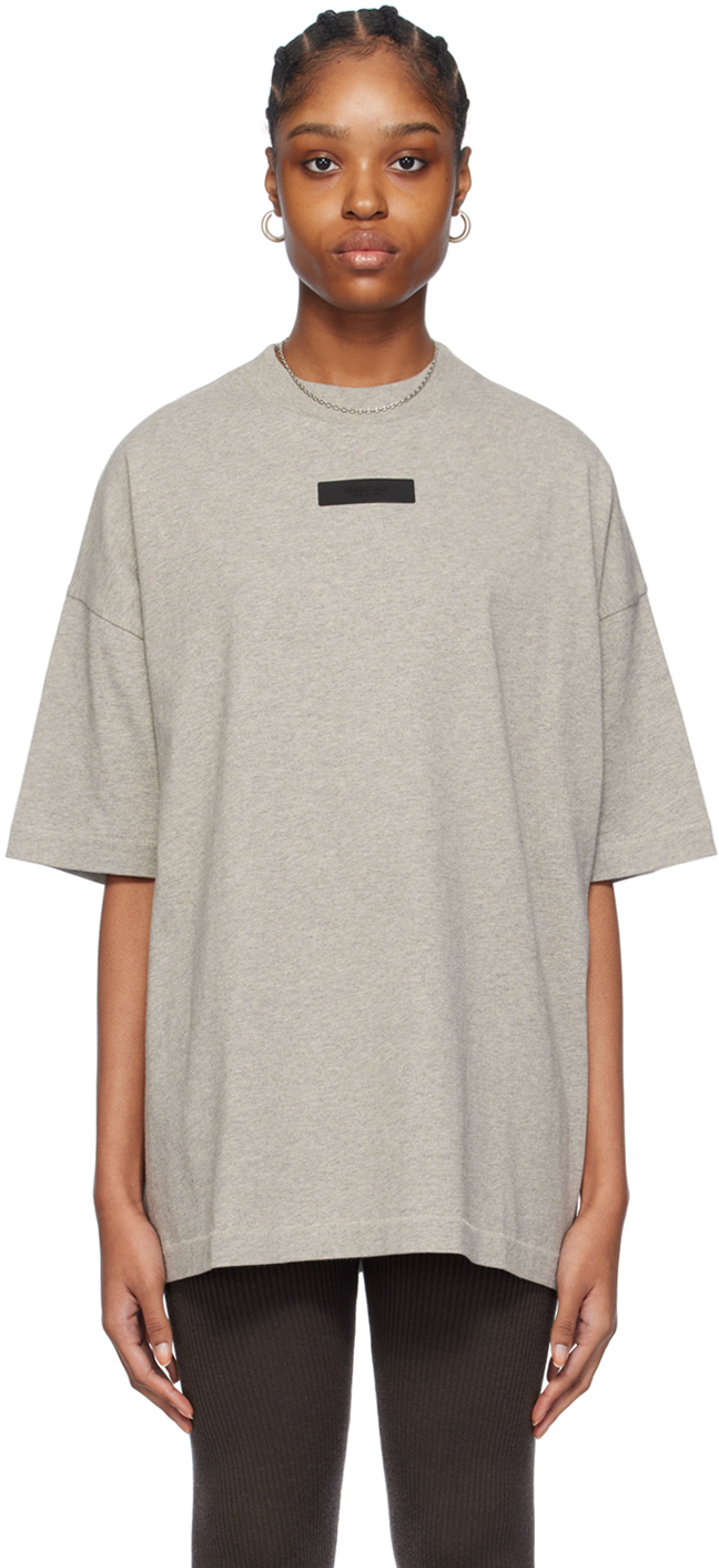 Gray Crewneck T-Shirt