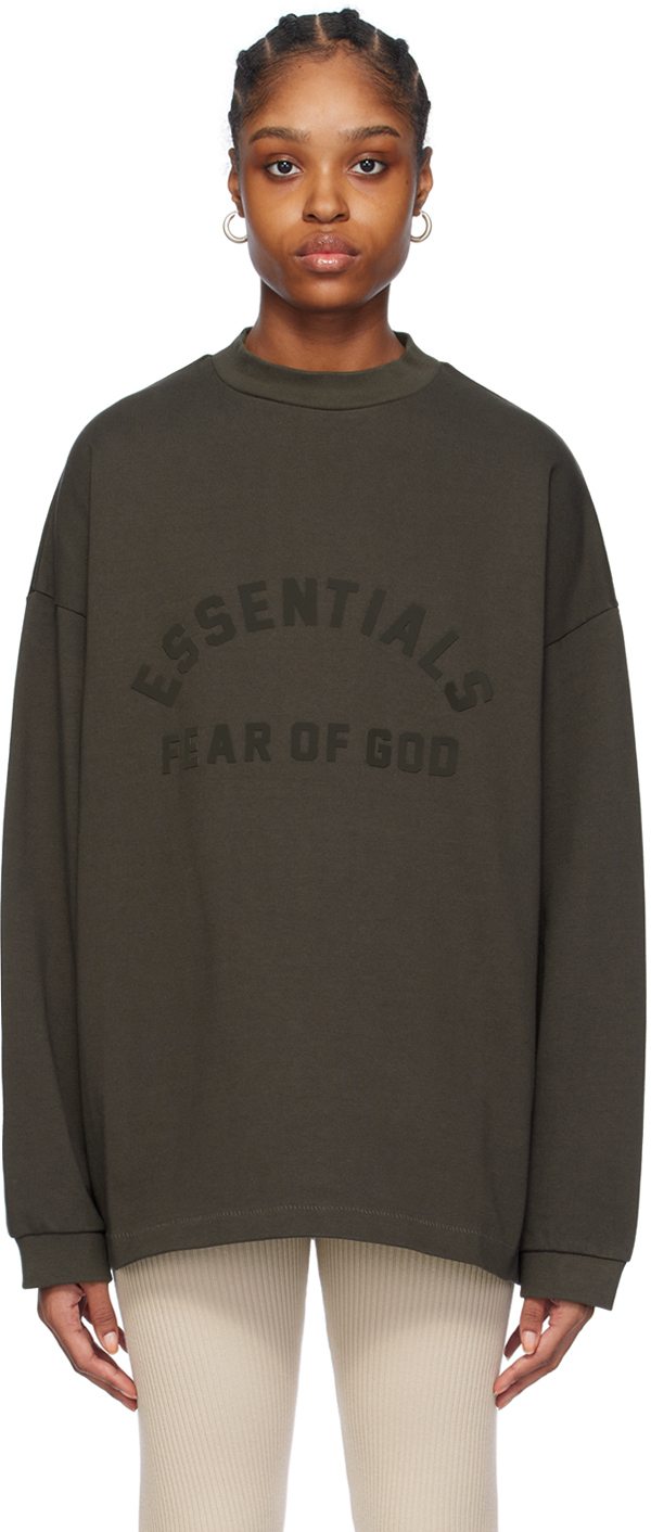 Fear of God Essentials Hoodie Dark Gray / Charcoal Gray — Dead Stock — Drew  Street Apparel
