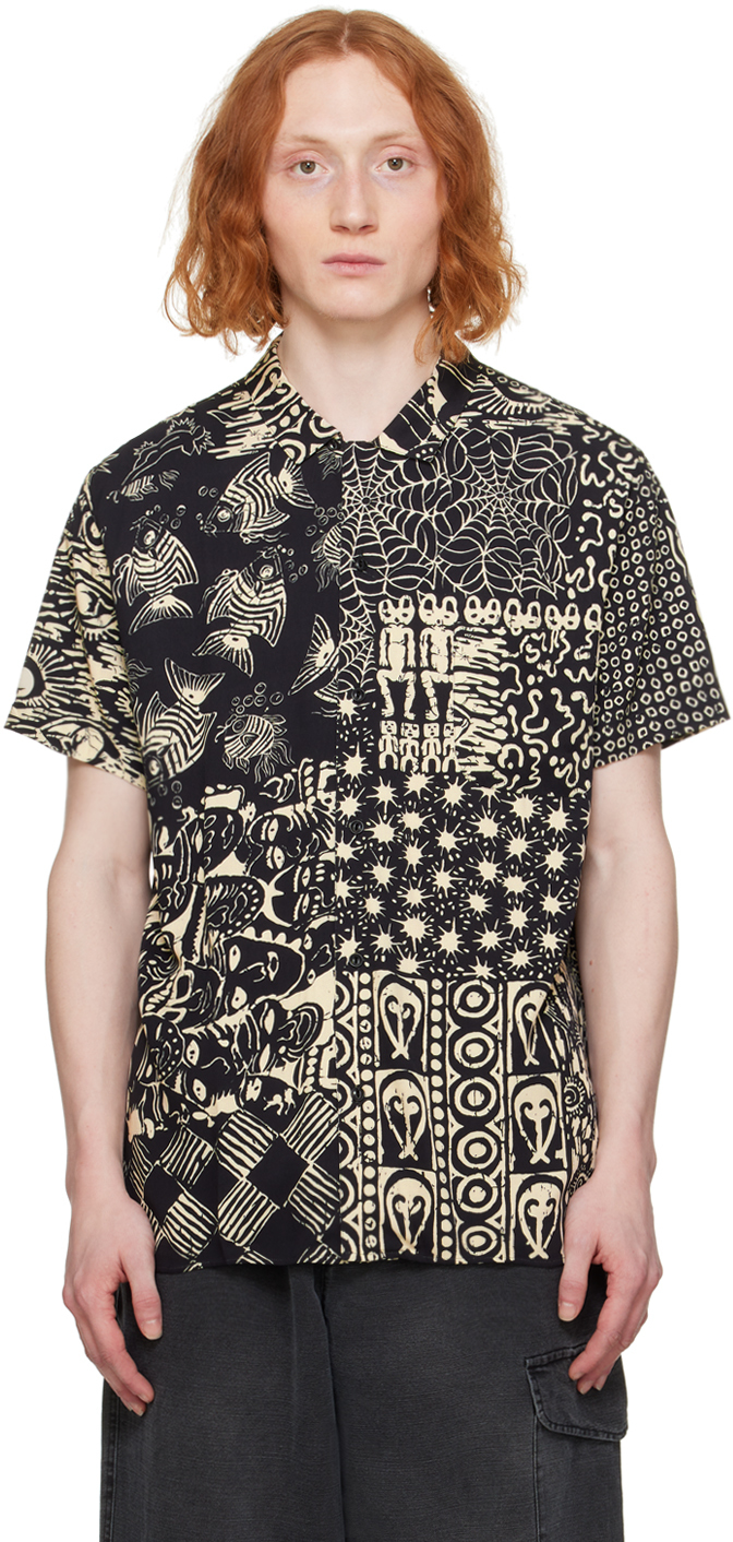 Black Malick Shirt by YMC on Sale