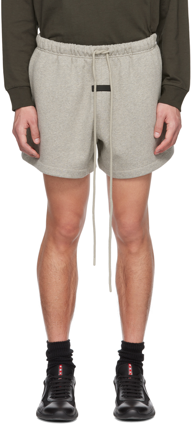 Gray Drawstring Shorts