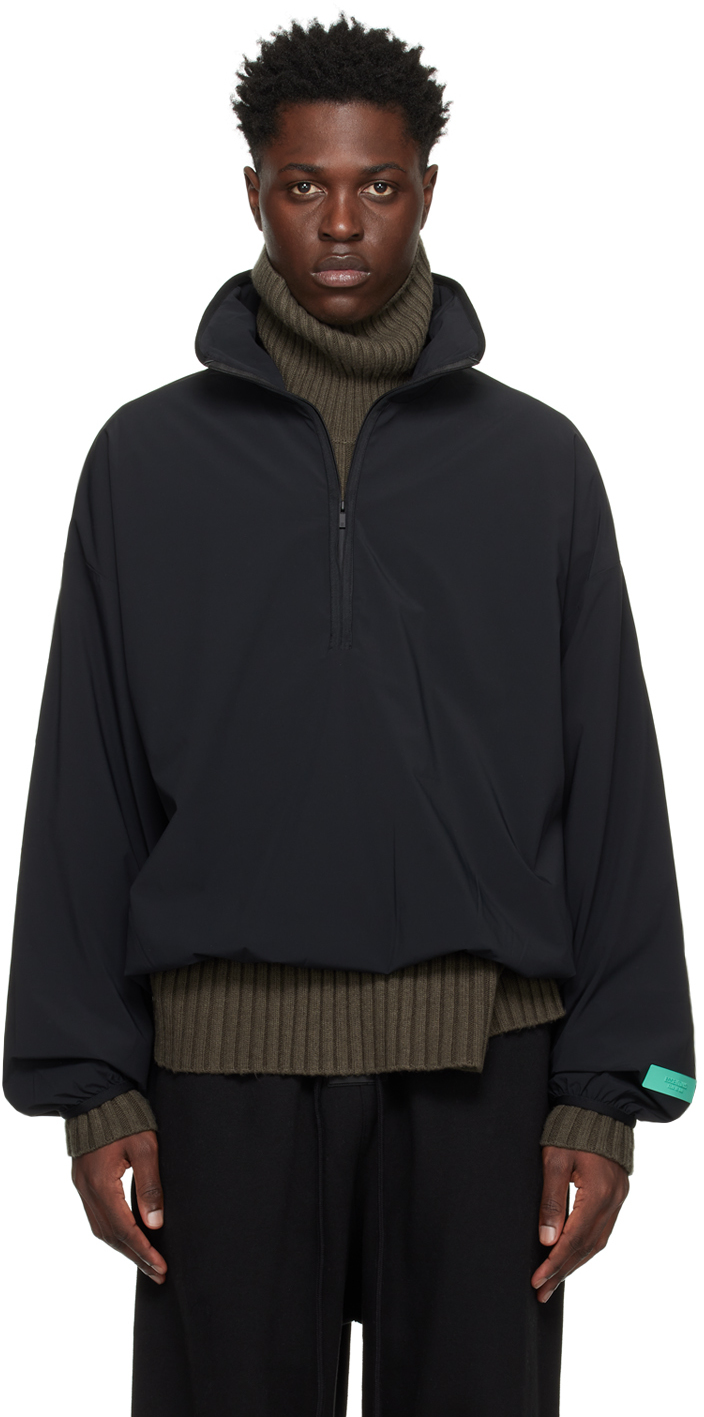 Black Half-Zip Jacket