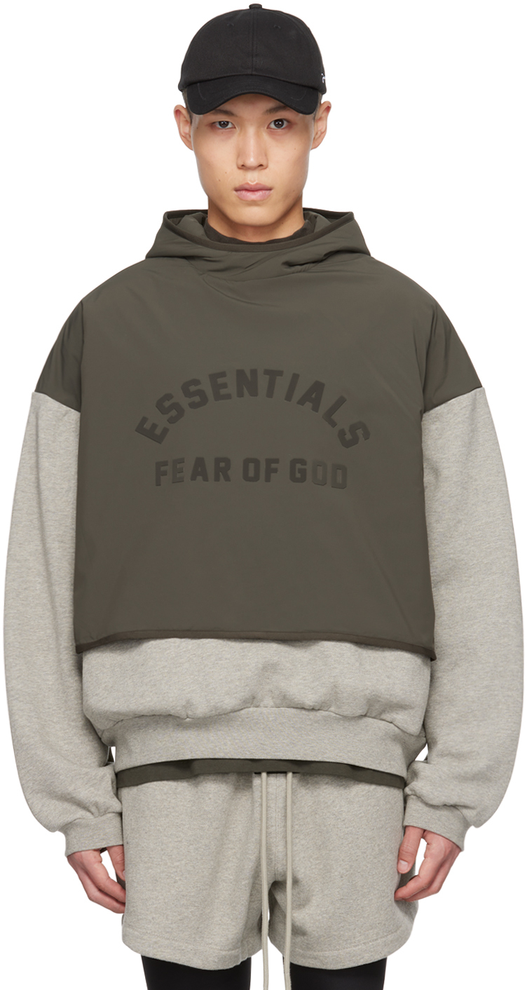 Fear Of God Essentials Hoodie Grey