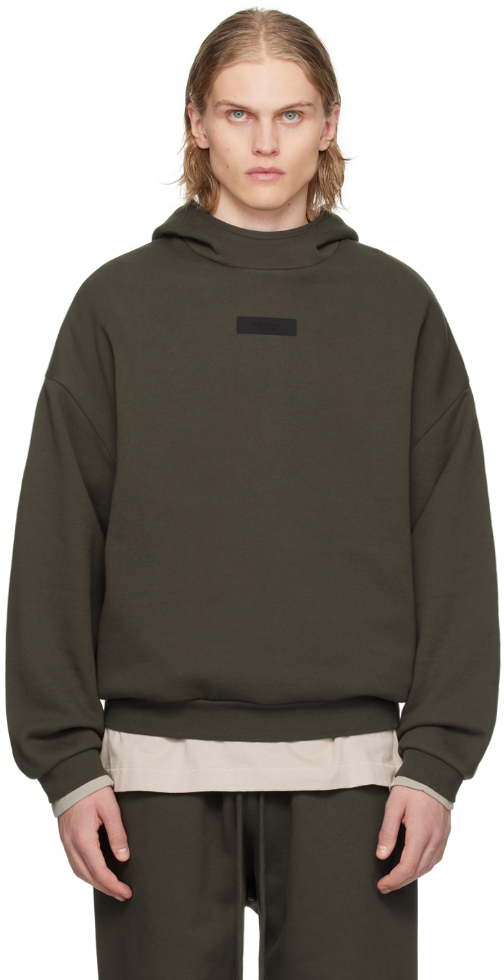 Fear of God ESSENTIALS: Gray Pullover Hoodie