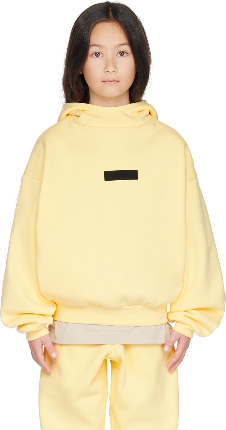 Kids Yellow Patch Hoodie