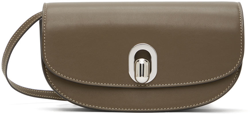 【関税込み】Savette ブラウン Tondo Crescent バッグ Savette: Brown Tondo Crescent Bag | SSENSE 日本