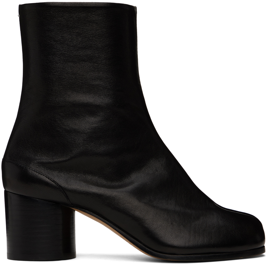 Black Tabi Ankle Boots