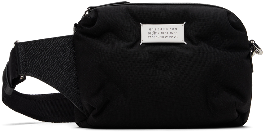Shop Maison Margiela Black Glam Slam Sport Body Bag In T8013 Black