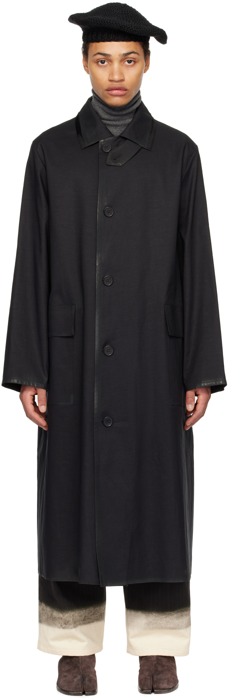Black Coated Trench Coat
