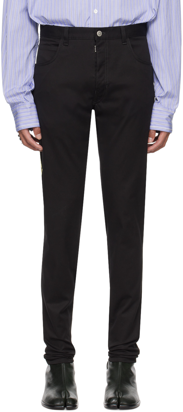 【ゆーたろ】MAISONMARGIELA STRAIGHTCUTJEANS Maison Margiela Lacquered mid-rise straight-leg Jeans | Blue