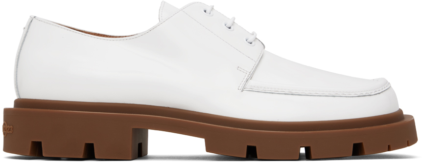 White Ivy Derbys by Maison Margiela on Sale