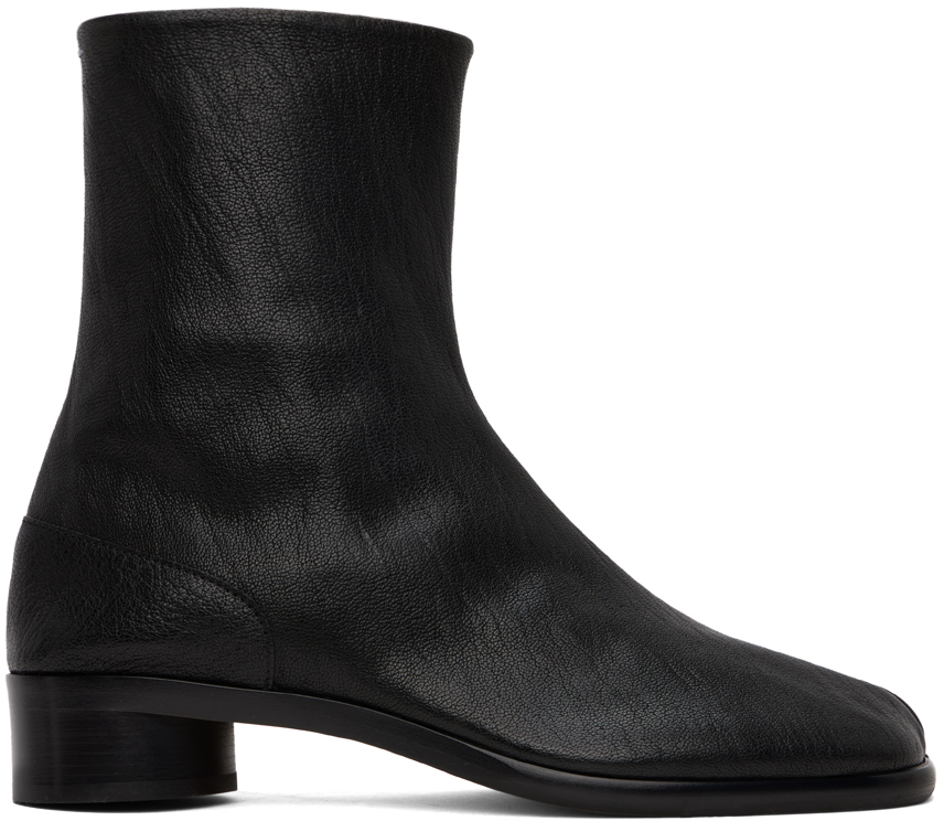 Maison Margiela zip up & buckled boots for Men | SSENSE