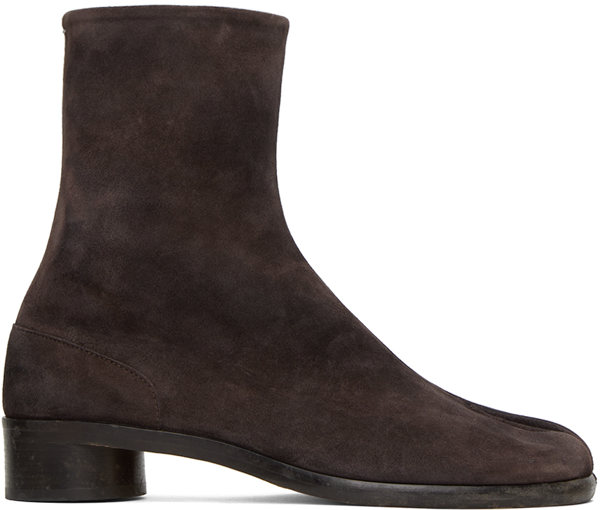 Maison Margiela zip up & buckled boots for Men | SSENSE