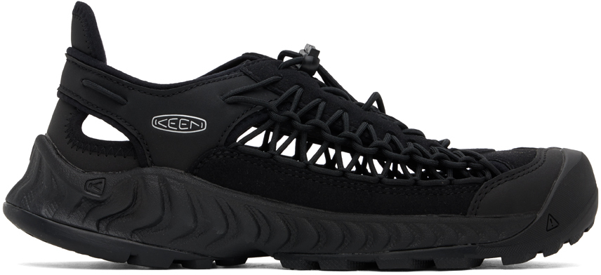 Shop Keen Black Uneek Nxis Sneakers In Triple Black/black