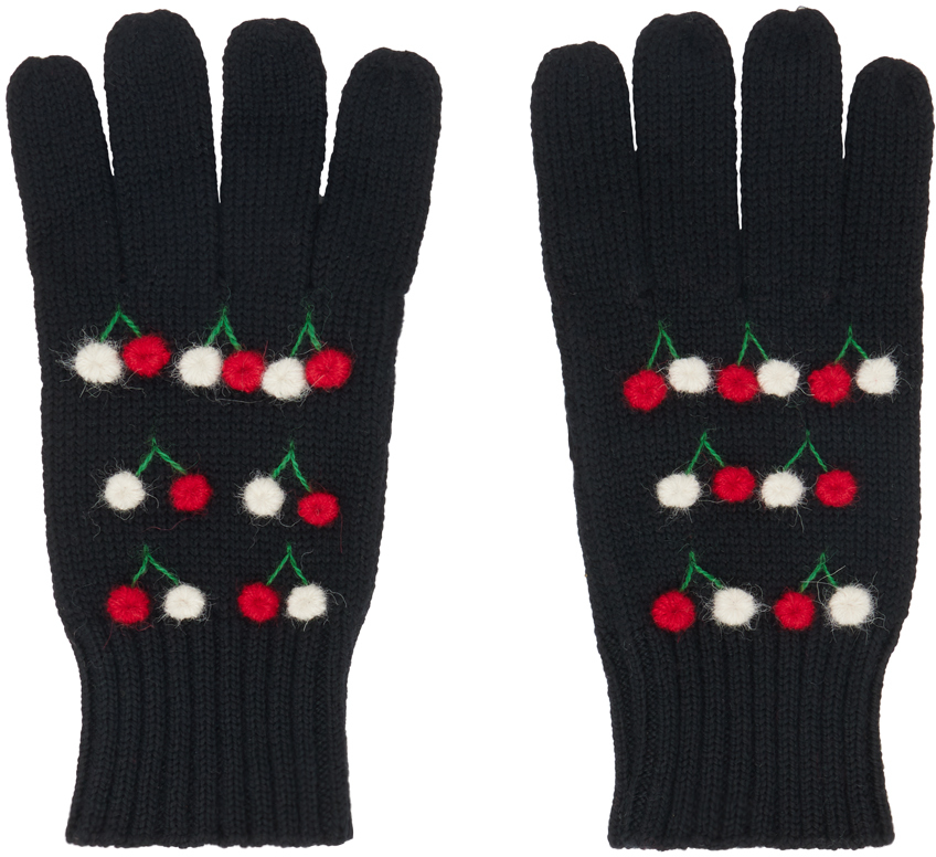 Black Poppy Gloves