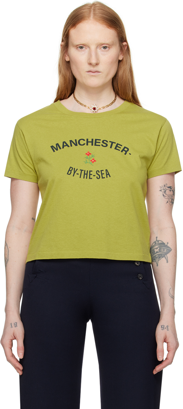 Green 'Manchester' T-Shirt