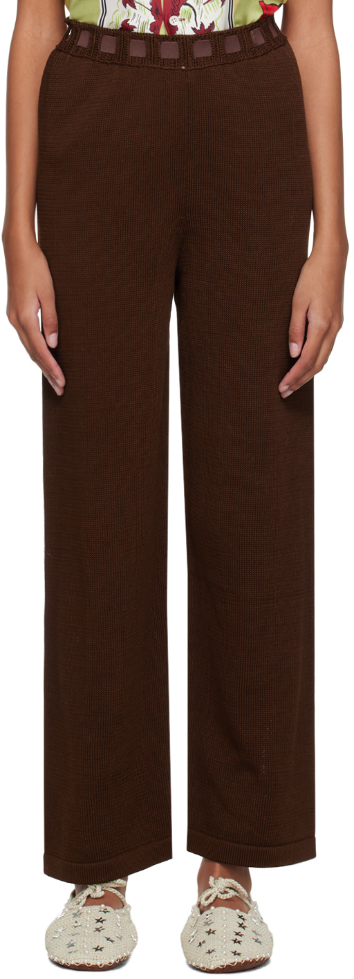 Brown Johnny Knit Trousers
