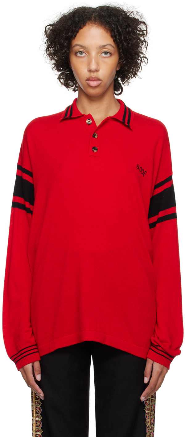 Red Cycling Polo