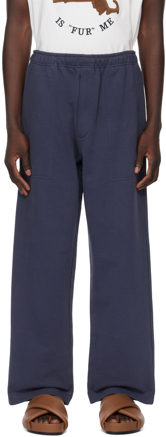 Navy Three-Pocket Sweatpants