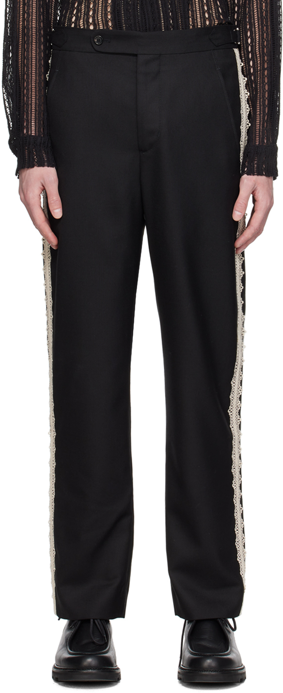 Black Lacework Trousers