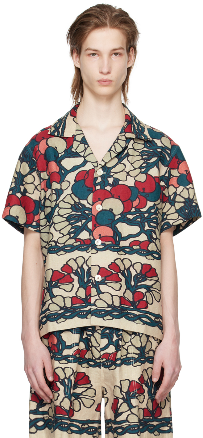 Multicolor Garden Lattice Shirt