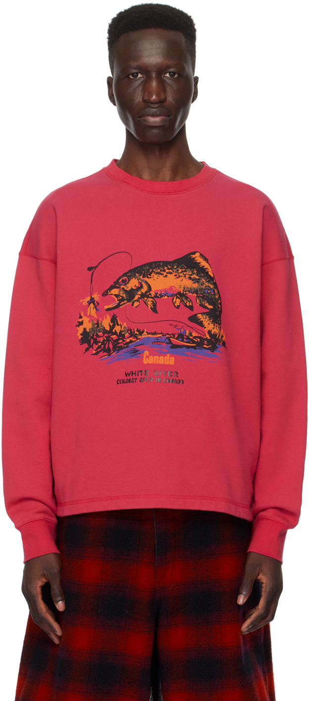 Red 'White River' Sweatshirt