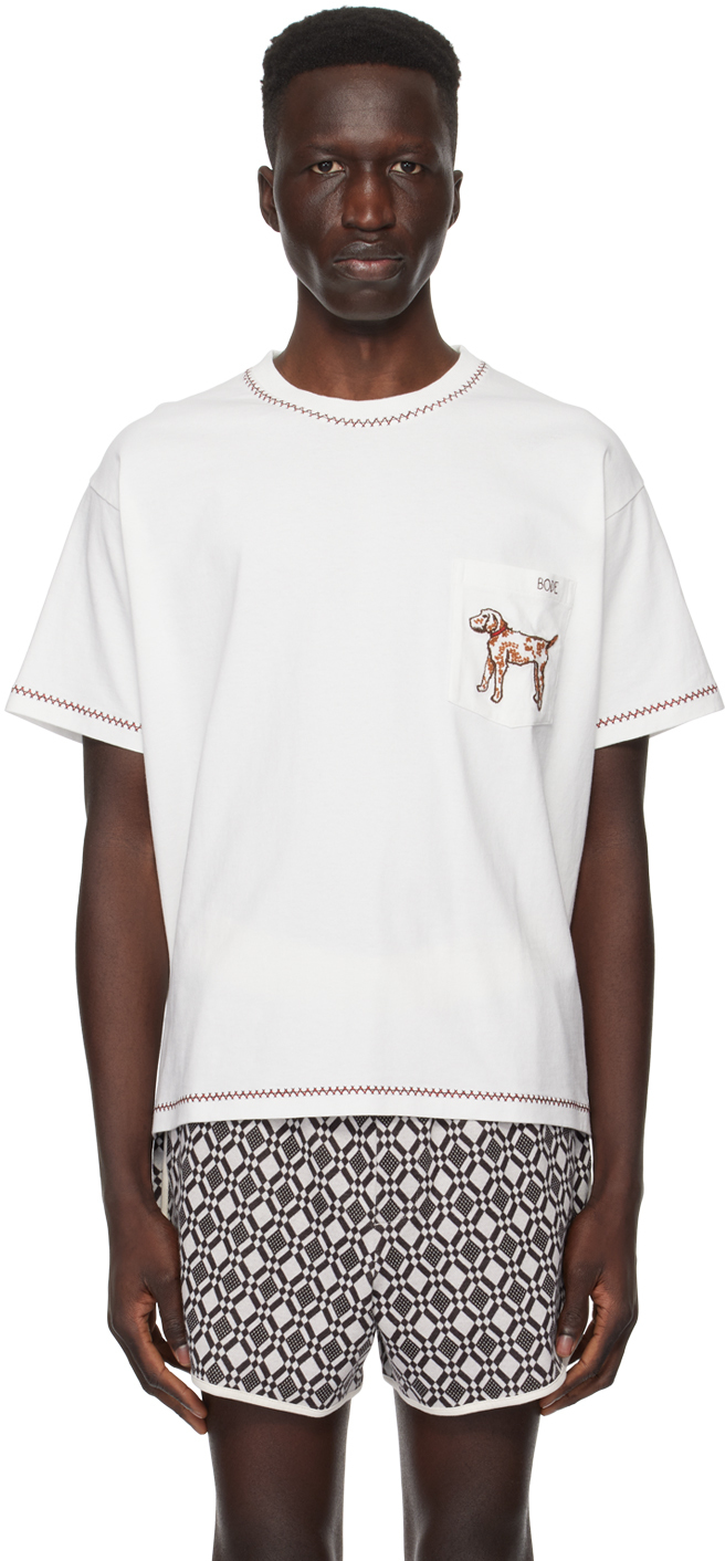 White Griffon Pocket T-Shirt