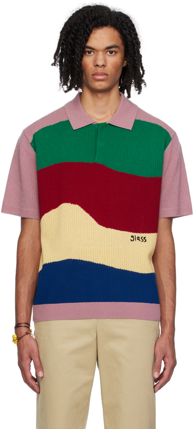 Multicolor Striped Polo