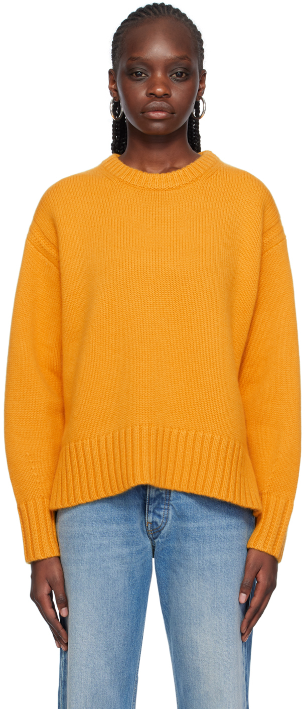 Shop Guest In Residence Yellow Cozy Sweater In Honey