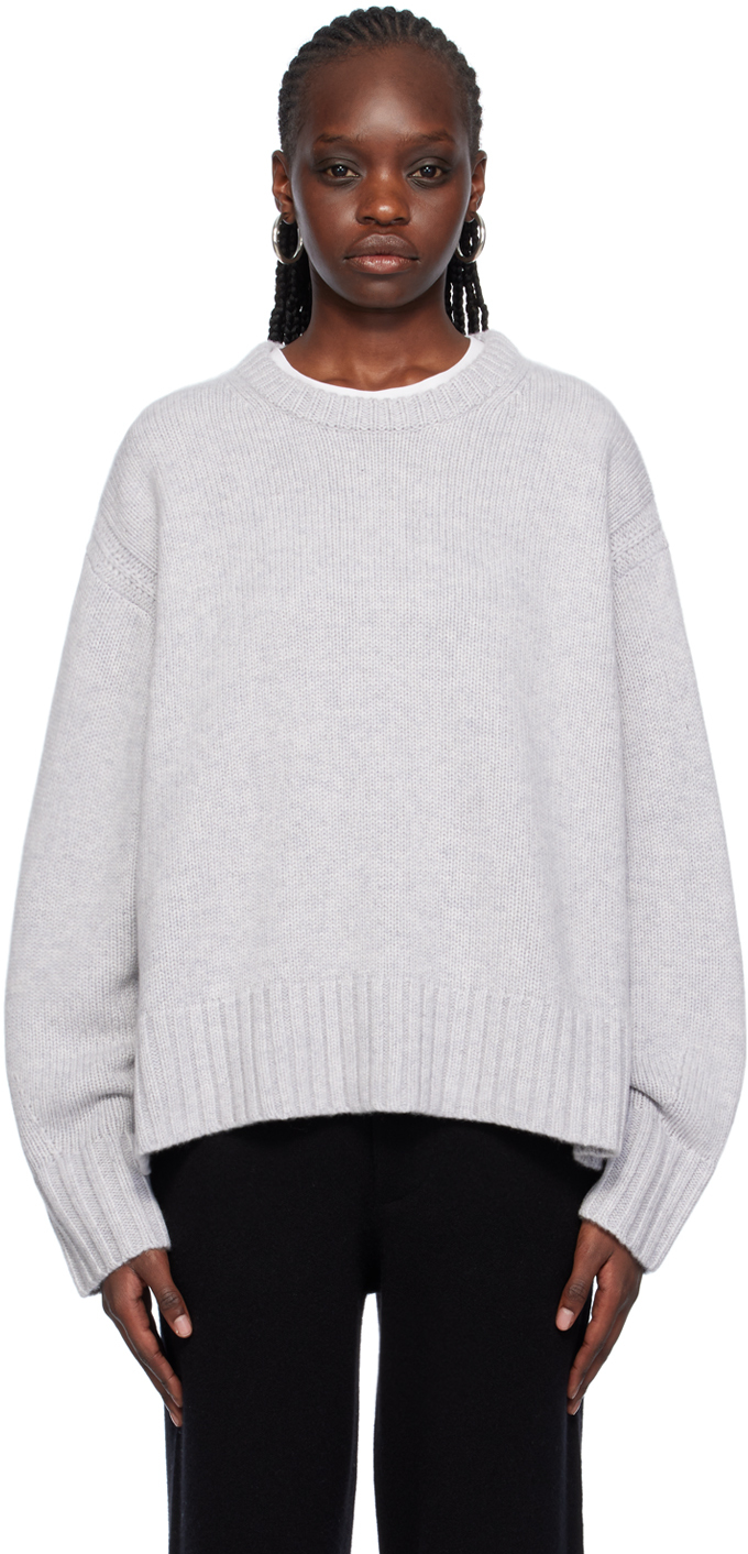 Shop Guest In Residence Gray Cozy Sweater In Stone