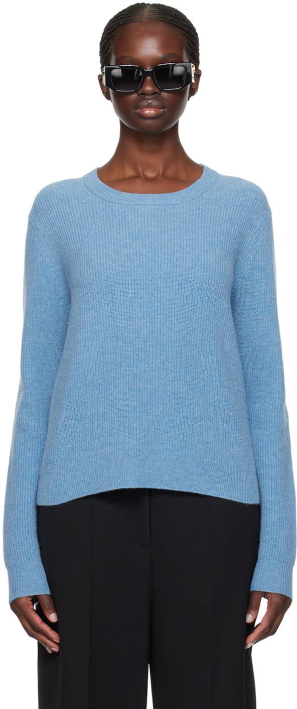 Blue Light Rib Sweater