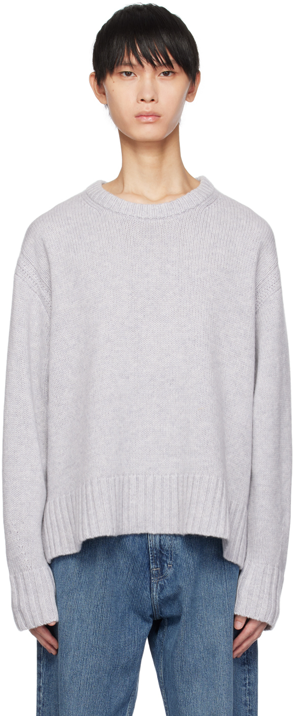 Guest In Residence Grey Cozy Jumper In Stone