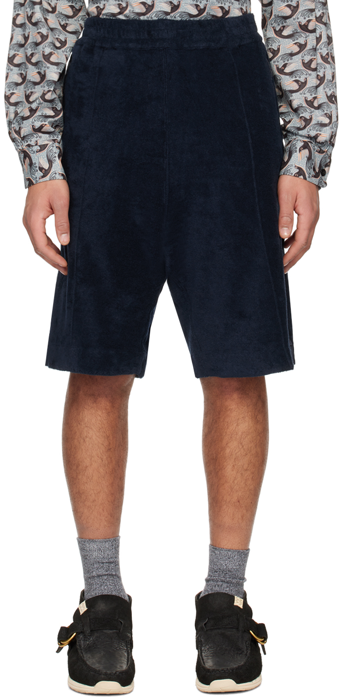 Navy Drawstring Shorts