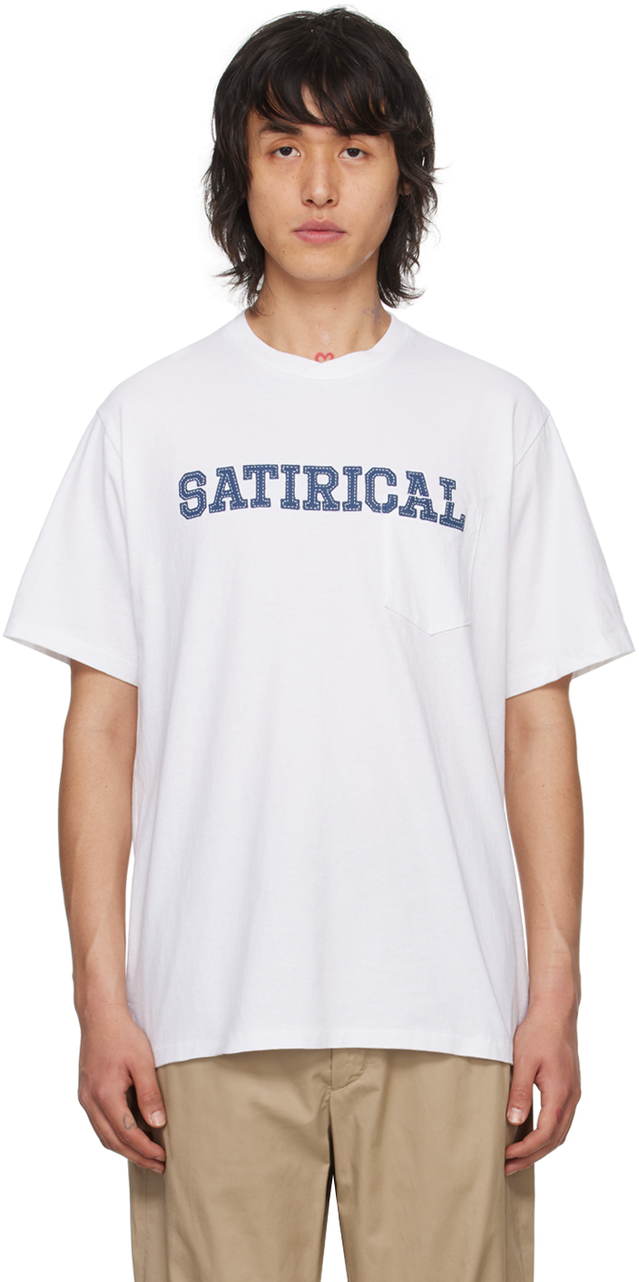 White 'Satirical' T-Shirt