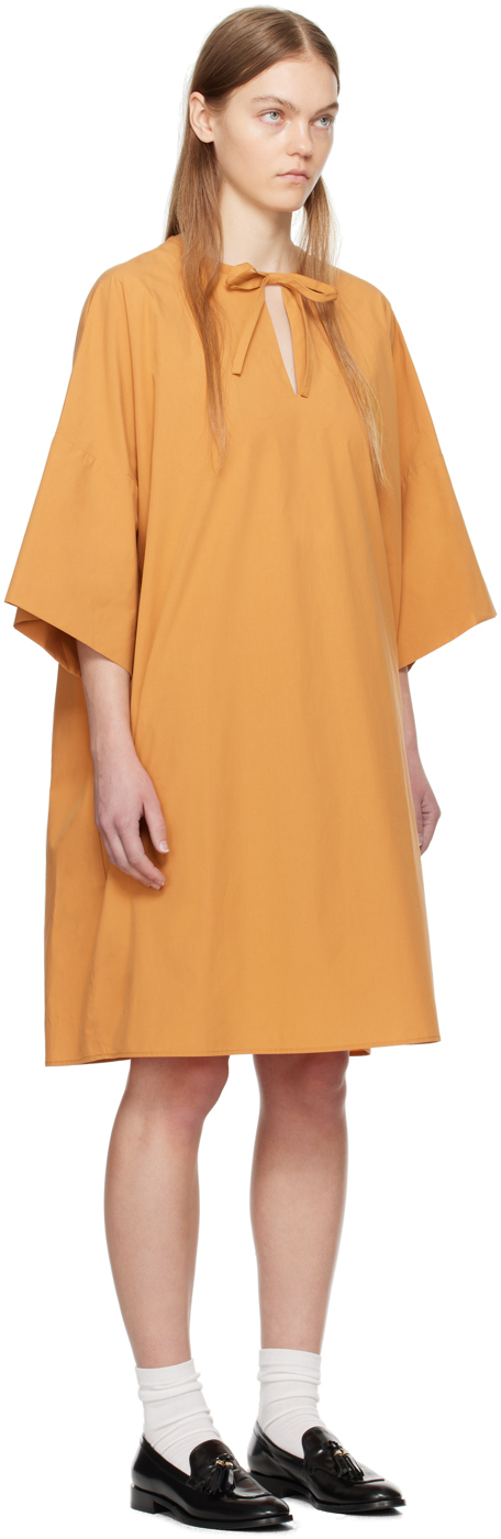 Weekend Max Mara Yellow Caro Minidress In 6 Ochre