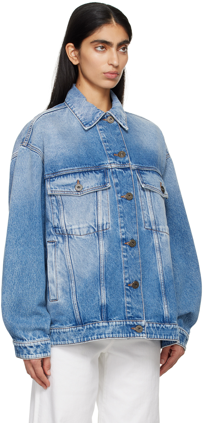 WEEKEND MAX MARA BLUE PIO DENIM JACKET 