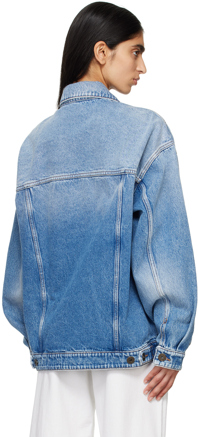 WEEKEND MAX MARA BLUE PIO DENIM JACKET 