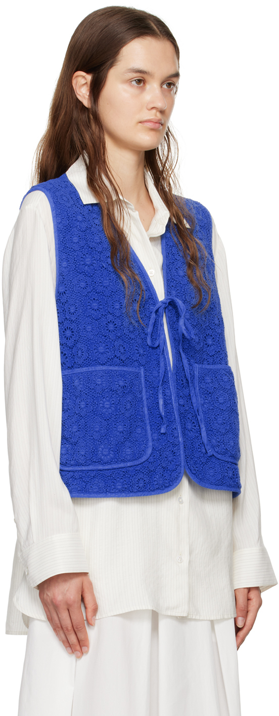 WEEKEND MAX MARA BLUE LORY VEST