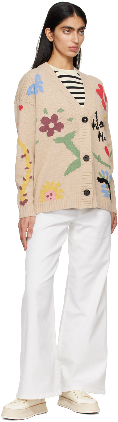 MAX MARA WEEKEND レディースコットン 長袖カーディガン Vネック