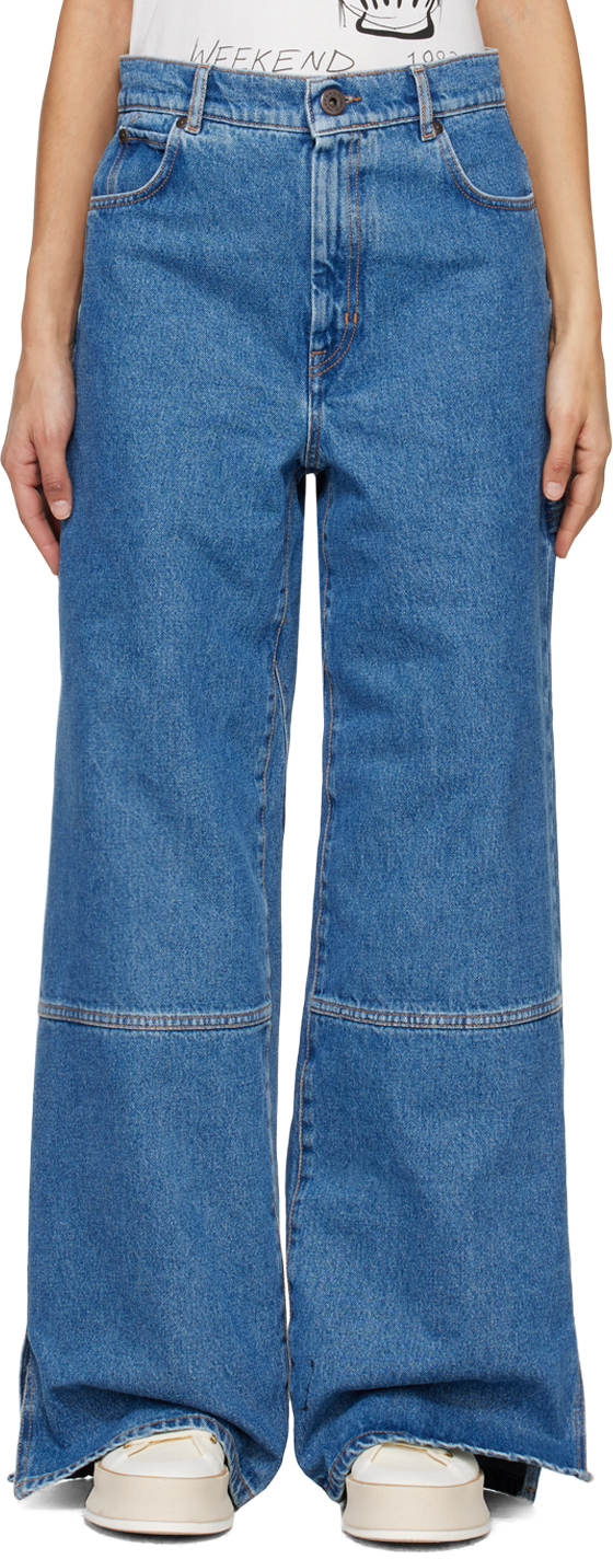 Weekend Max Mara: Blue Cisa Jeans | SSENSE