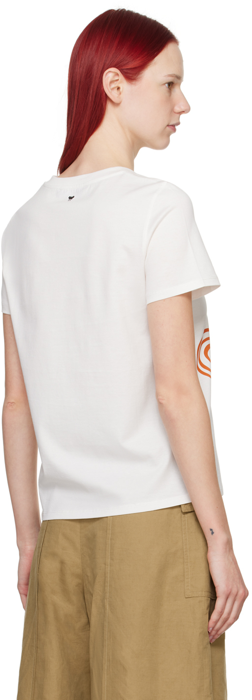 Weekend Max Mara Off-white Yen T-shirt In 3 Ivory