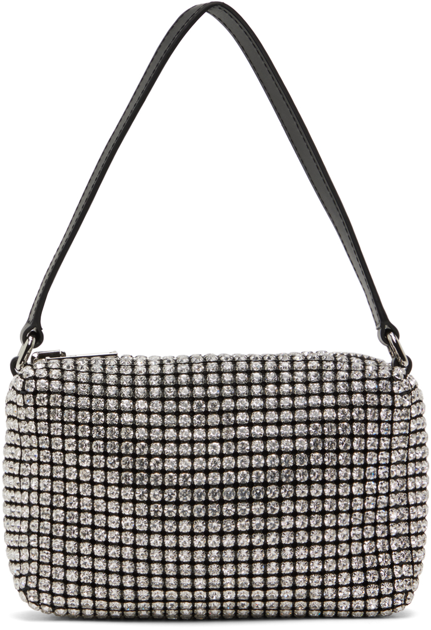 Alexander Wang: Black & Silver Heiress Bag | SSENSE