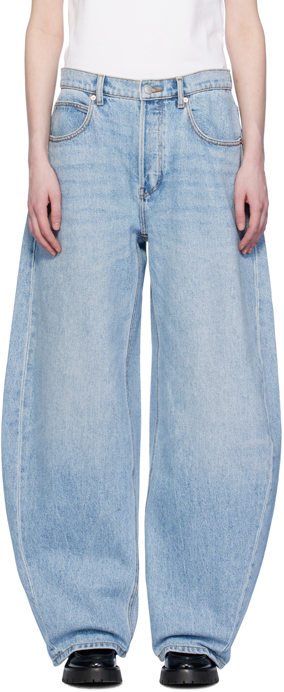 Alexander Wang Blue Oversized Jeans