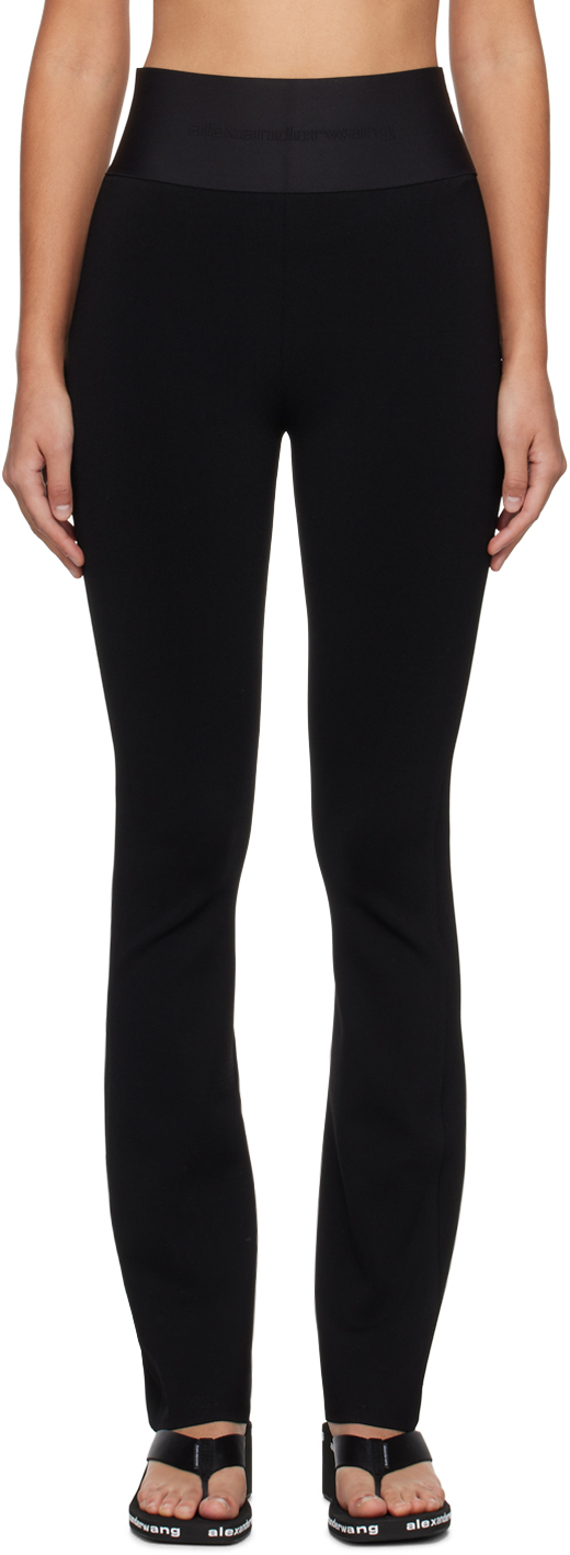 NEW Alexander Wang H&M Reflective Pants Runway Yoga Leggings Blac Grey  Plaid US6