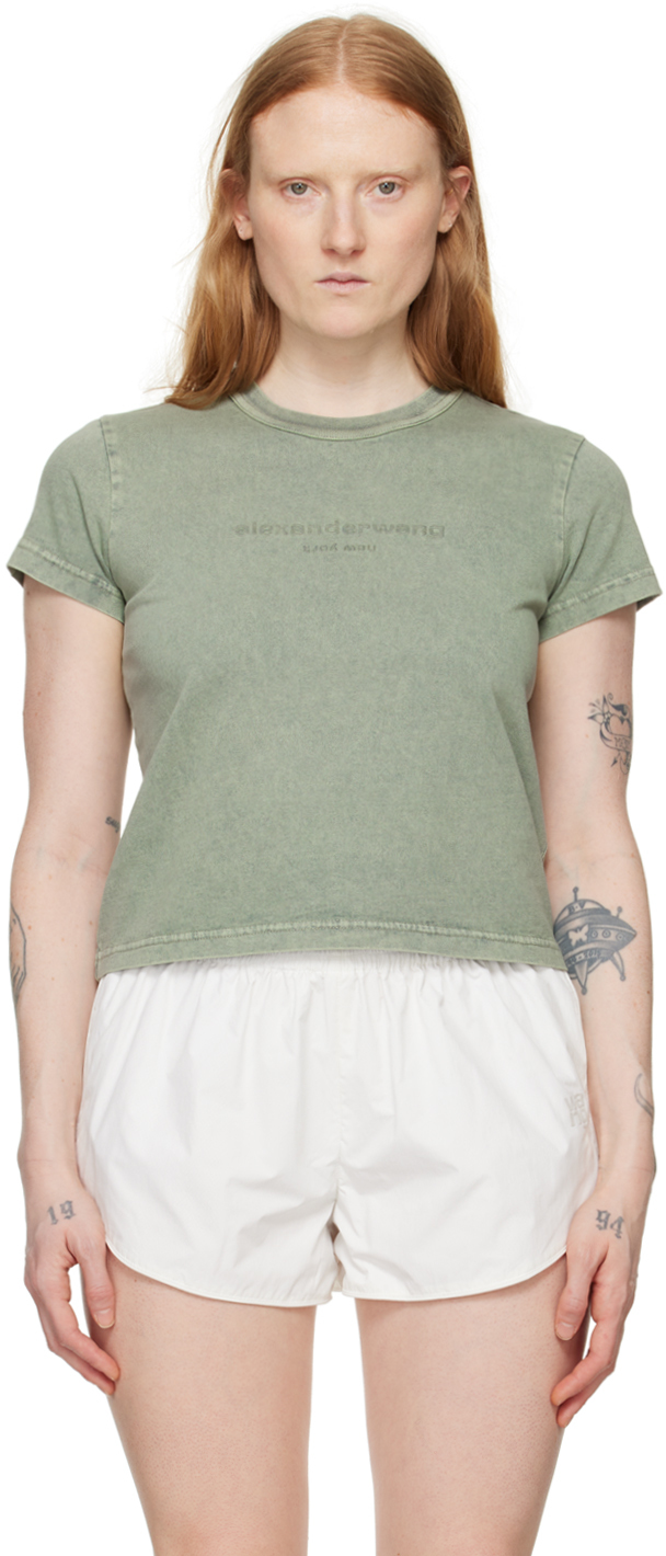 Green Shrunken T-Shirt