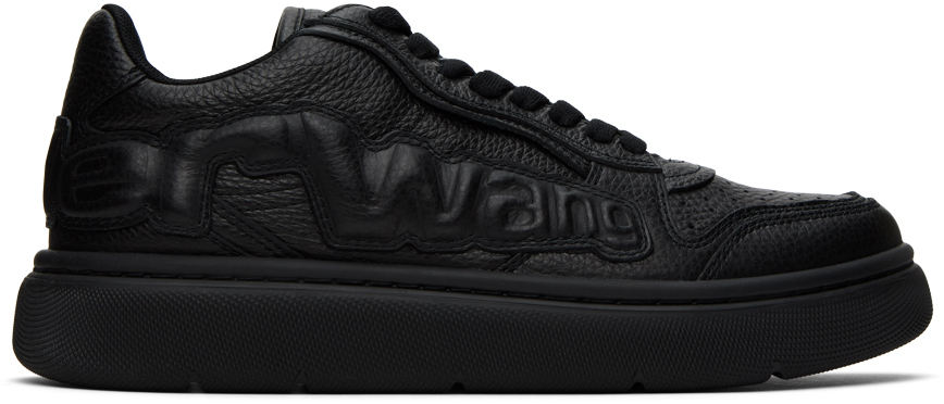 Shop Alexander Wang Black Puff Sneakers In 001 Black