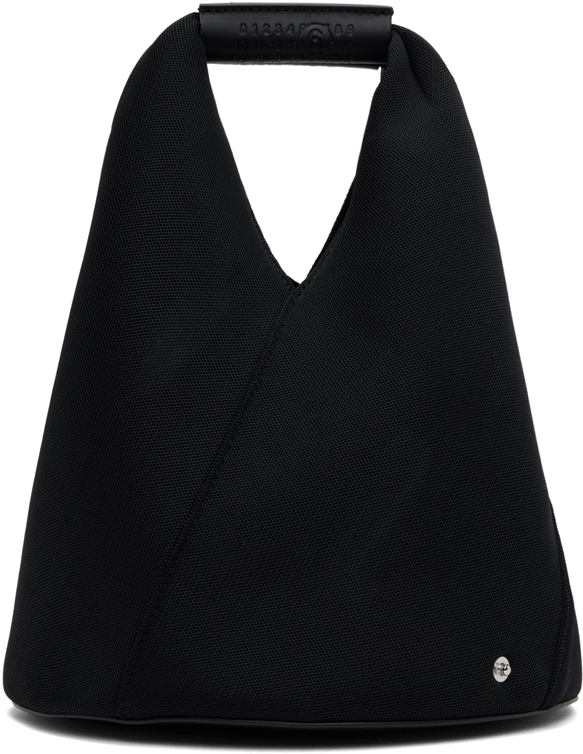 Black Triangle Bucket Tote by MM6 Maison Margiela on Sale